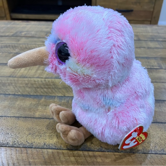 NWT Ty Beanie Boos | Kiwi the pink Bird - Picture 2 of 7